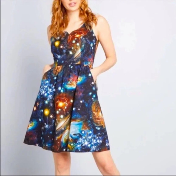 Modcloth Heart and Solar Dress size 1X Sleeveless - Picture 9 of 10